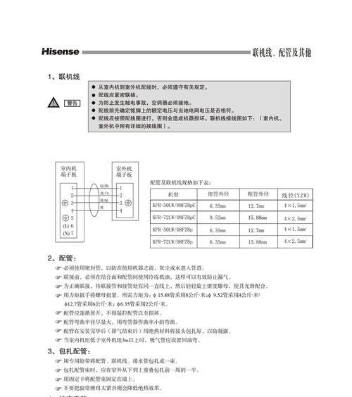 海信空调的安装方法与注意事项（一步步教你正确安装海信空调）