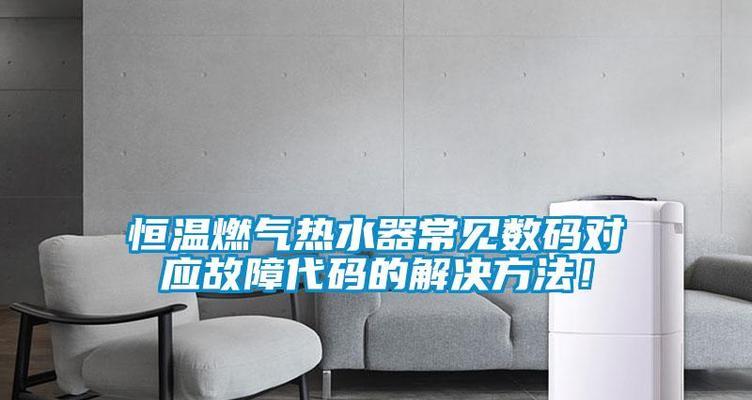 煤气热水器内部清洗指南（保持煤气热水器清洁）