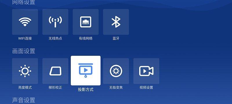 投影仪全屏画面调整方法是什么？