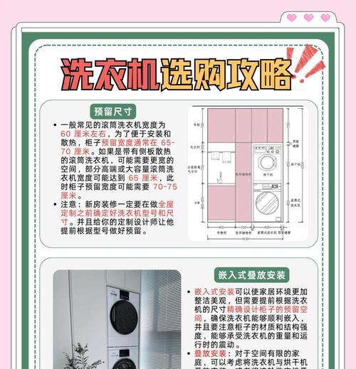 如何选择适合自己的洗衣机（从功能到细节）